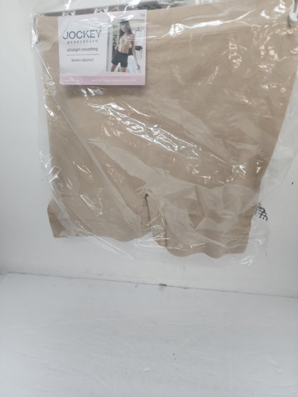 Jockey Women's Generation Shortie Slipshort Beige Size XL New !!!